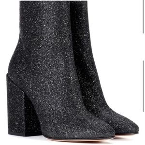 Dries Van Noten glitter ankle boot